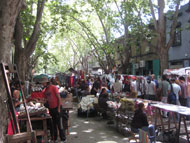Tristan Narvaja market in Montevideo